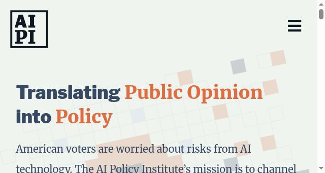 Screenshot of theaipi.org