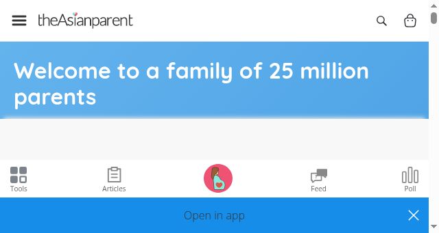 Screenshot of theasianparent.com