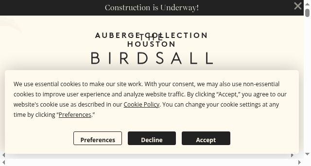 Screenshot of thebirdsallresidences.com