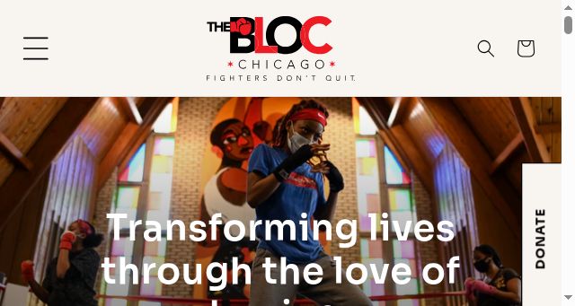 Screenshot of theblocchicago.org
