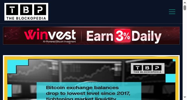 Screenshot of theblockopedia.com