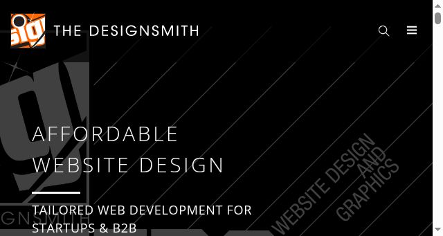 Screenshot of thedesignsmith.com