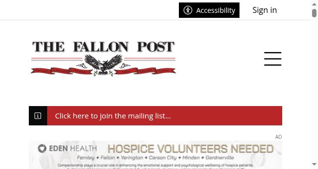 Screenshot of thefallonpost.org