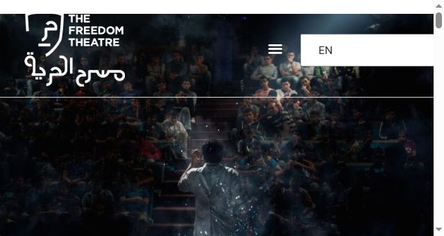 Screenshot of thefreedomtheatre.org