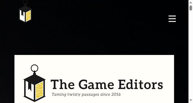 Screenshot of thegameeditors.com