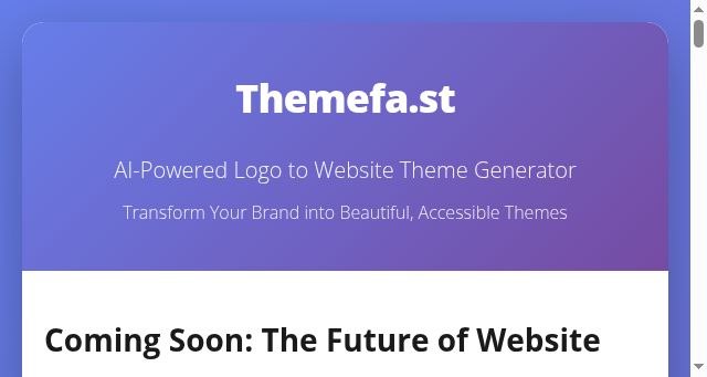 Screenshot of themefa.st