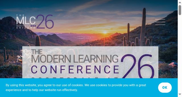Screenshot of themodernlearningconference.com