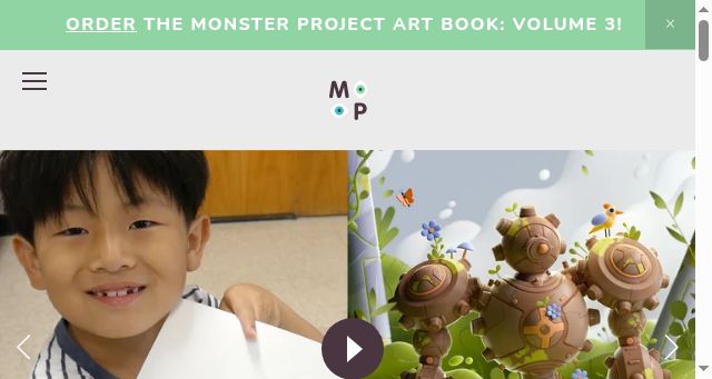 Screenshot of themonsterproject.org