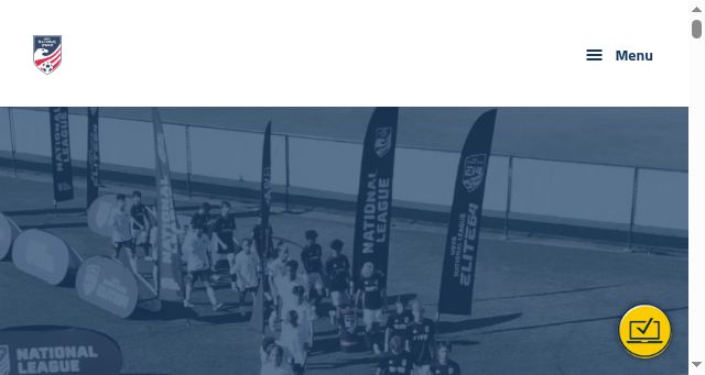 Screenshot of thenationalleague.com