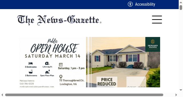 Screenshot of thenews-gazette.com