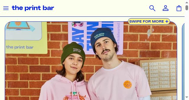 Screenshot of theprintbar.com