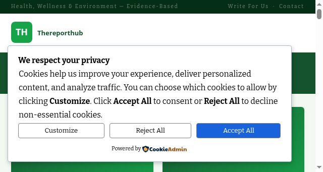 Screenshot of thereporthub.co.uk