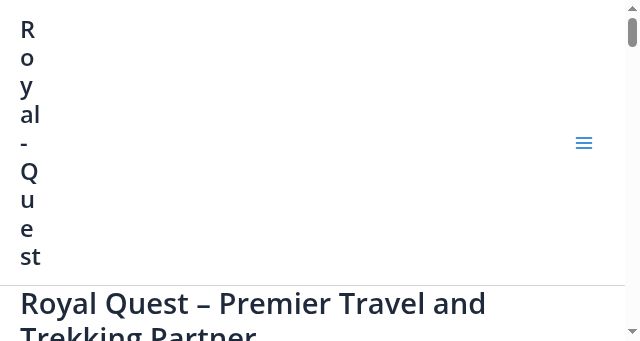 Screenshot of theroyalquest.com