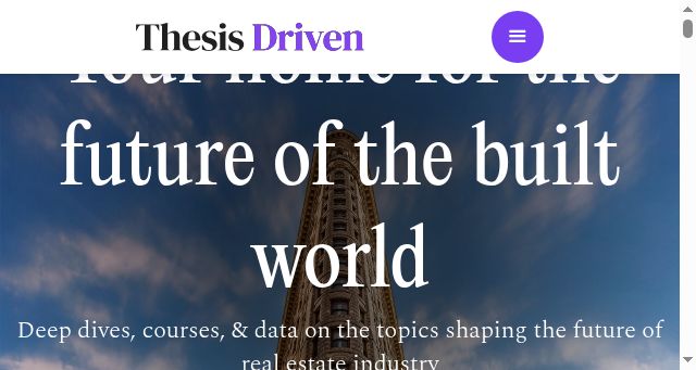 Screenshot of thesisdriven.com