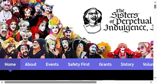 Screenshot of thesisters.org