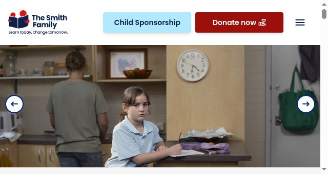 Screenshot of thesmithfamily.com.au