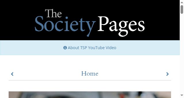 Screenshot of thesocietypages.org