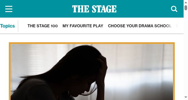 Screenshot of thestage.co.uk