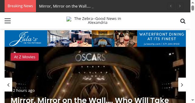 Screenshot of thezebra.org