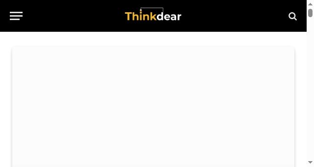 Screenshot of thinkdear.com