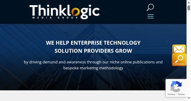 Screenshot of thinklogicmediagroup.com