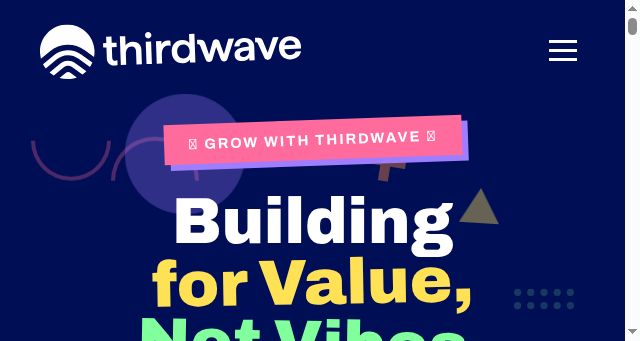 Screenshot of thirdwavelabs.com