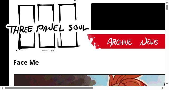 Screenshot of threepanelsoul.com