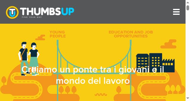 Screenshot of thumbsupweb.org