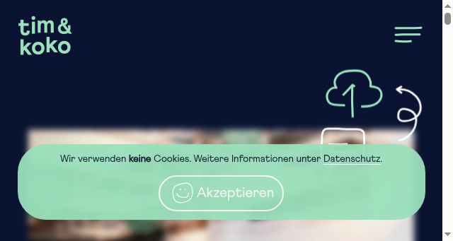 Screenshot of tim-koko.ch