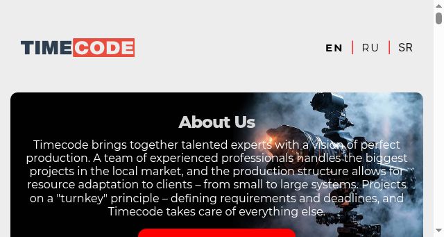 Screenshot of timecode.rs