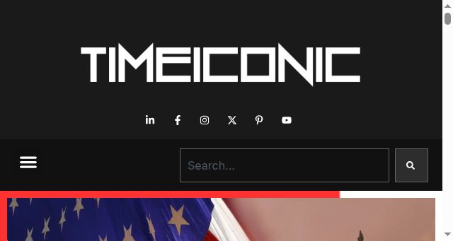 Screenshot of timeiconic.com