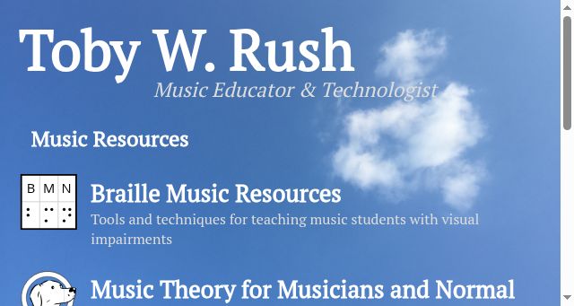 Screenshot of tobyrush.com