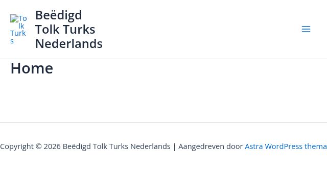 Screenshot of tolk-turks.nl