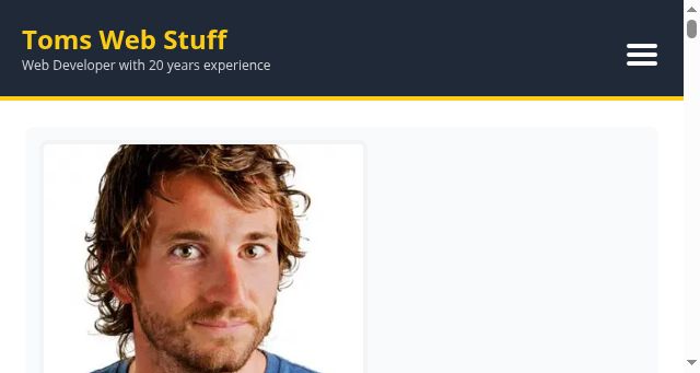 Screenshot of tomswebstuff.com