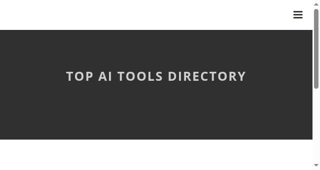 Screenshot of topaitools.directory