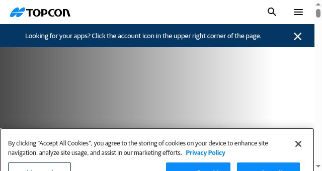 Screenshot of topconpositioning.com