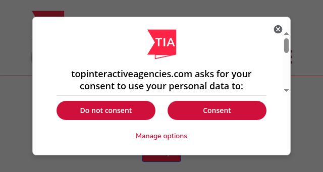 Screenshot of topinteractiveagencies.com