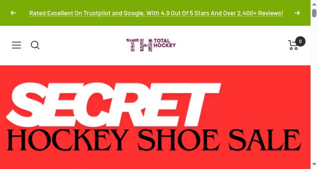 Screenshot of total-hockey.com