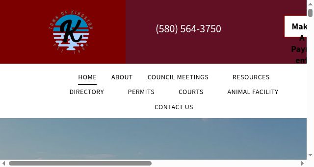 Screenshot of townofkingston.com