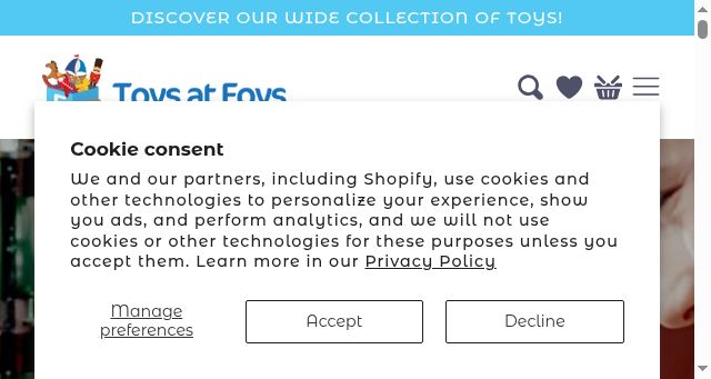 Screenshot of toysatfoys.com