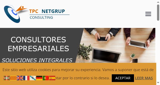 Screenshot of tpcnetgrup.com