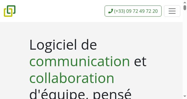 Screenshot of tracim.fr