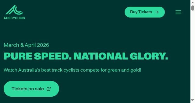 Screenshot of tracknationals.org.au