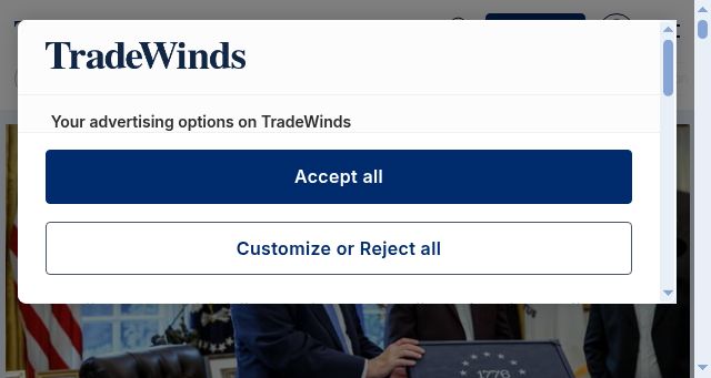 Screenshot of tradewindsnews.com