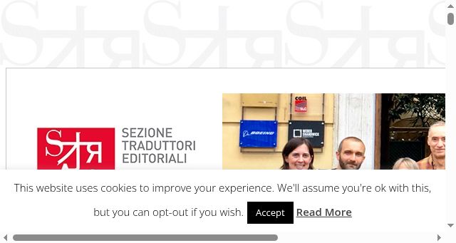 Screenshot of traduttoristrade.it