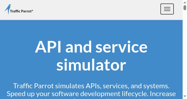 Screenshot of trafficparrot.com