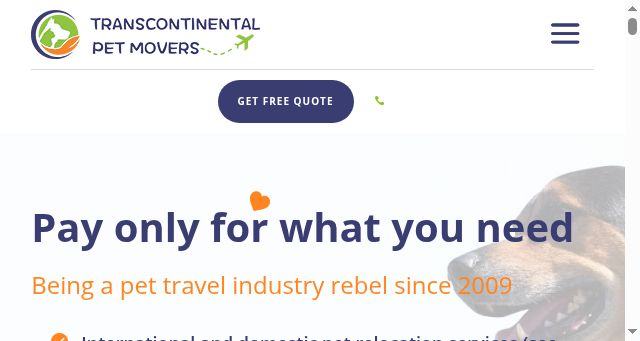 Screenshot of transconpet.com