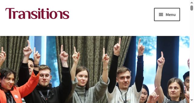 Screenshot of transitionsmedia.org