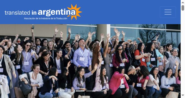 Screenshot of translatedinargentina.com