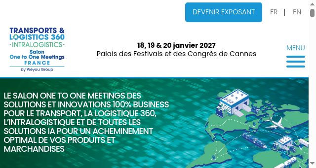 Screenshot of transports-logistics-storage-one-to-one-meetings.fr
